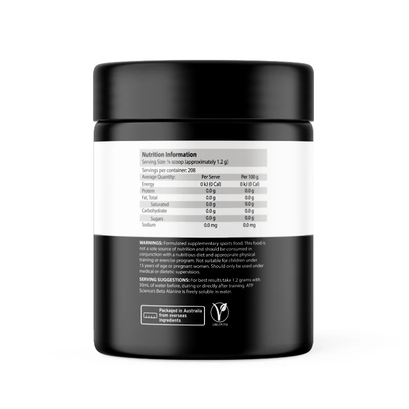 ATP Science Beta Alanine 250g - Image 2