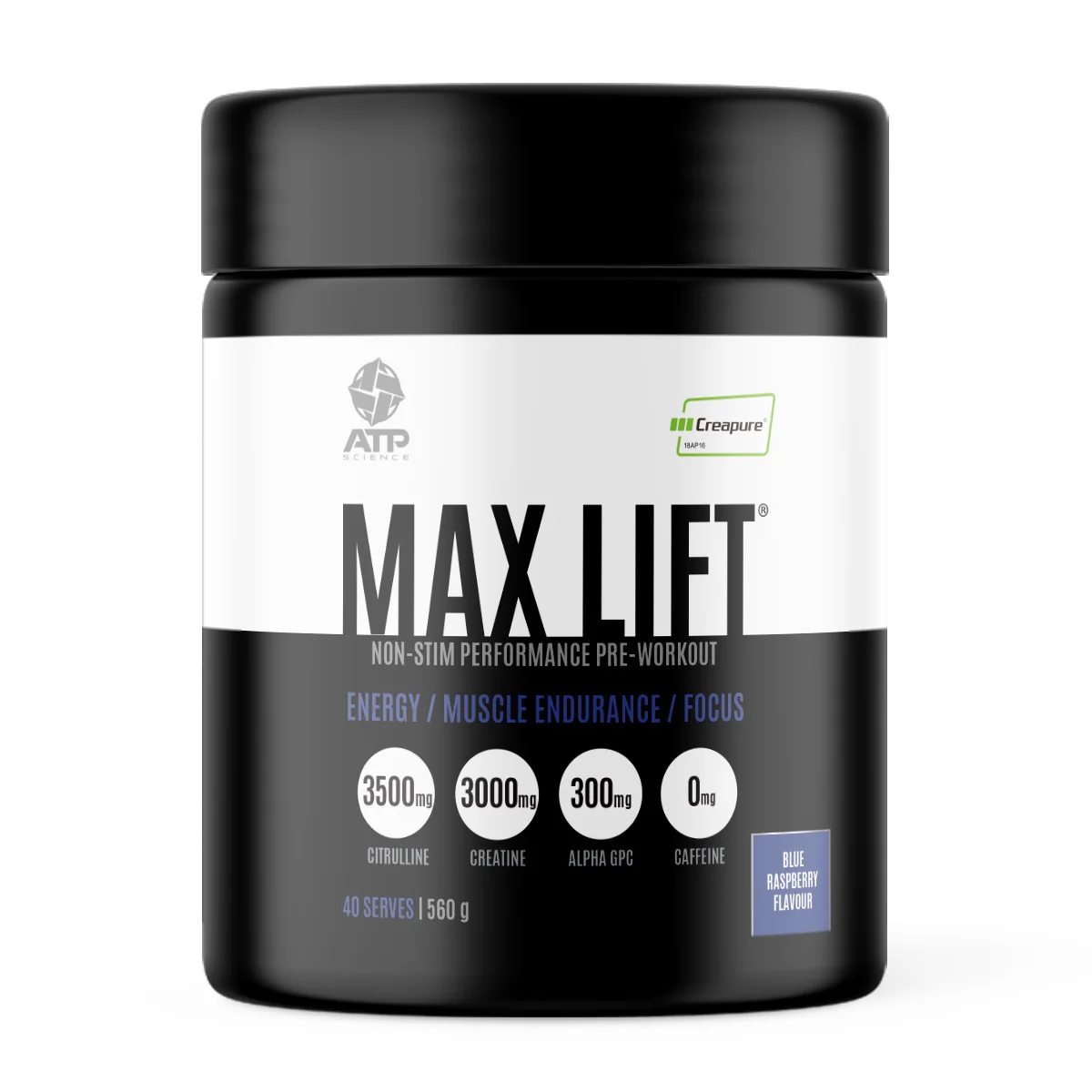 ATP Science Max Lift Blue Raspberry 560g