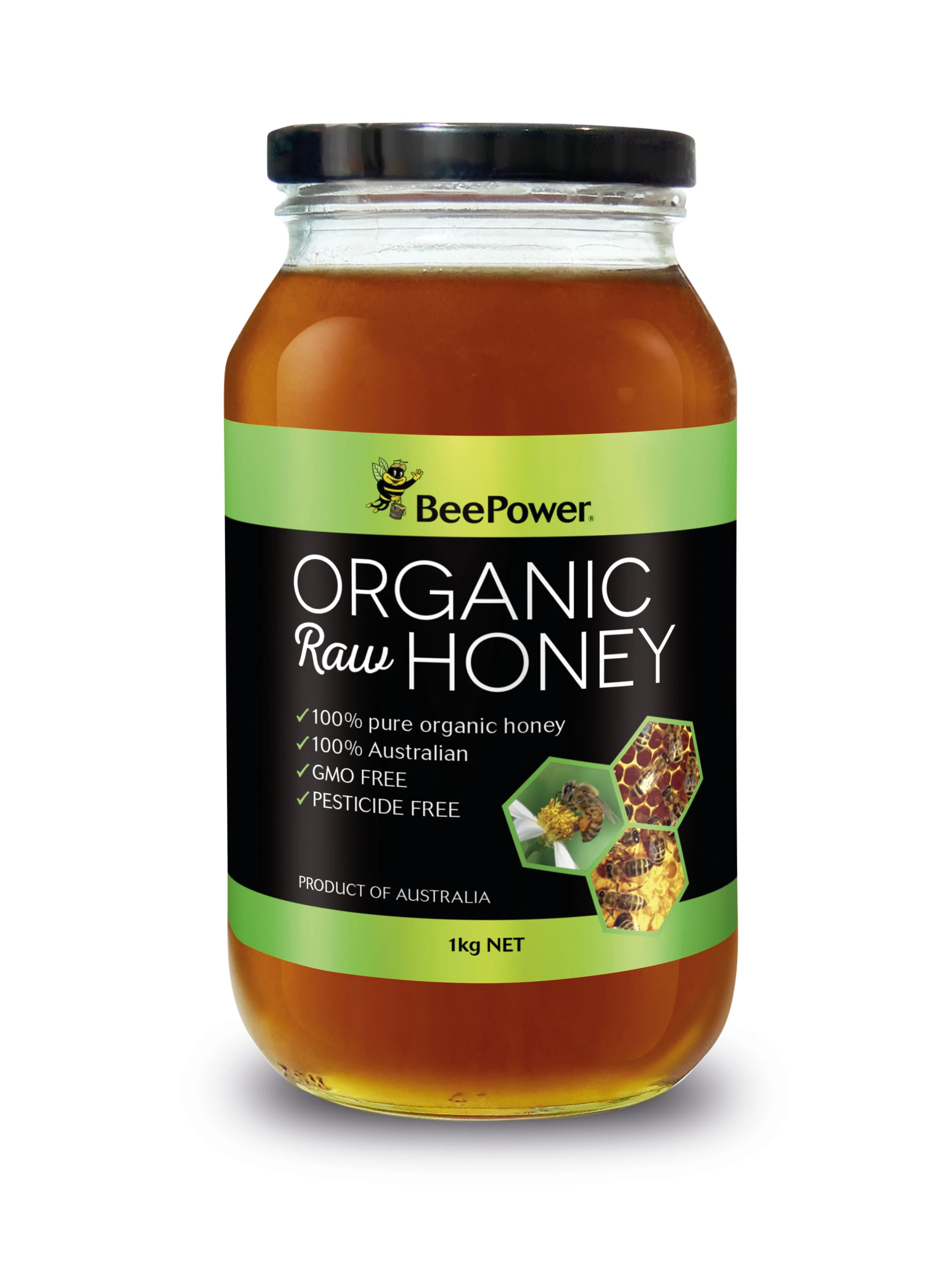Bee Power Organic Raw Honey