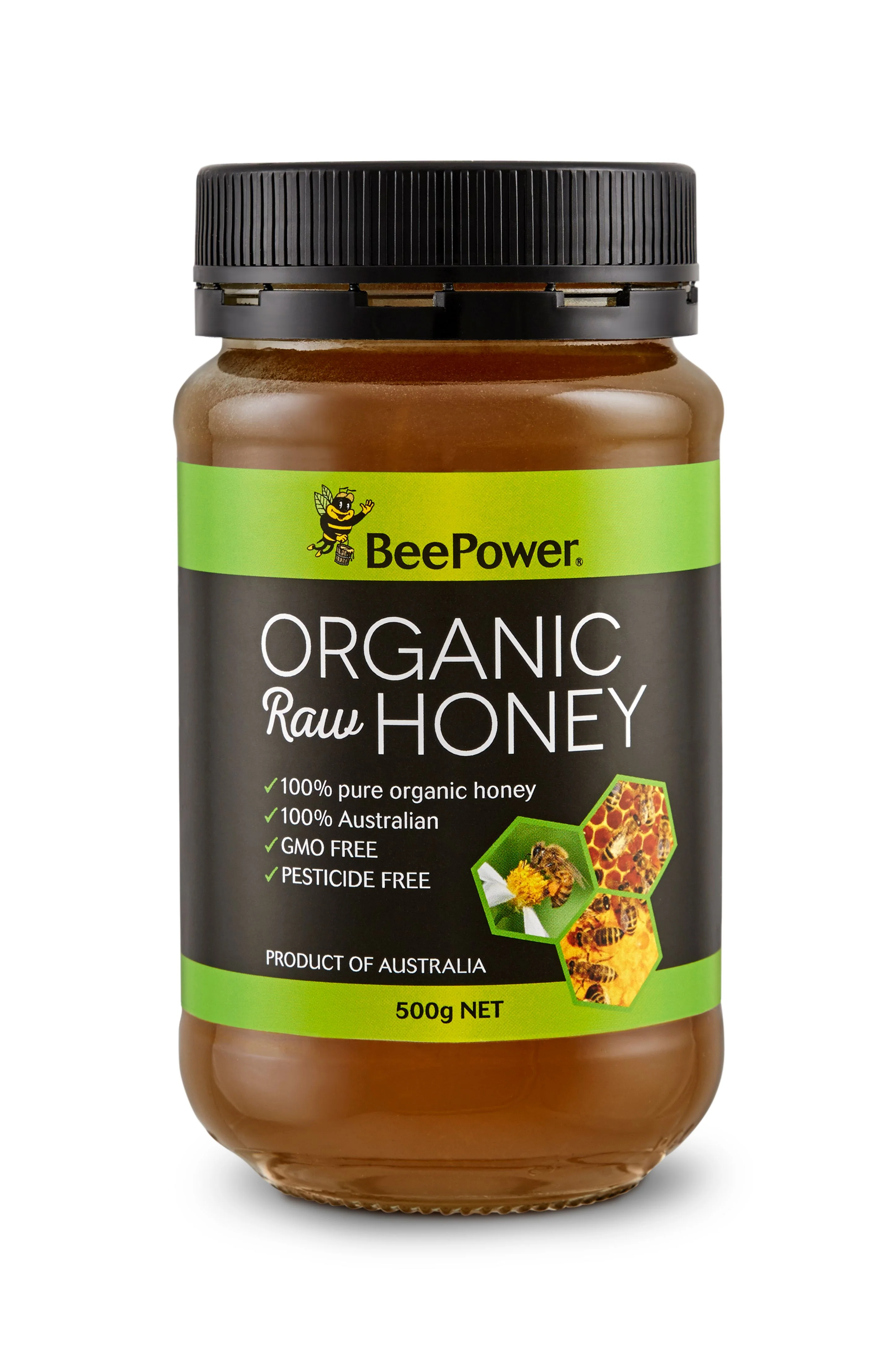 Bee Power Organic Raw Honey - Image 2