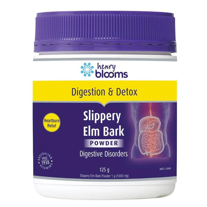 Henry Blooms Slippery Elm Bark Powder 125g