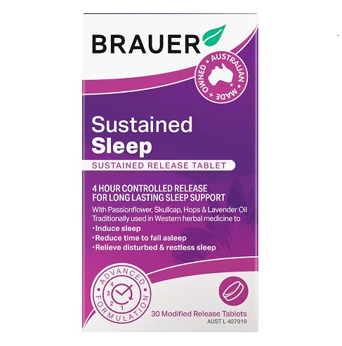 Brauer Sleep Sustained Release Tablets 30 tablets