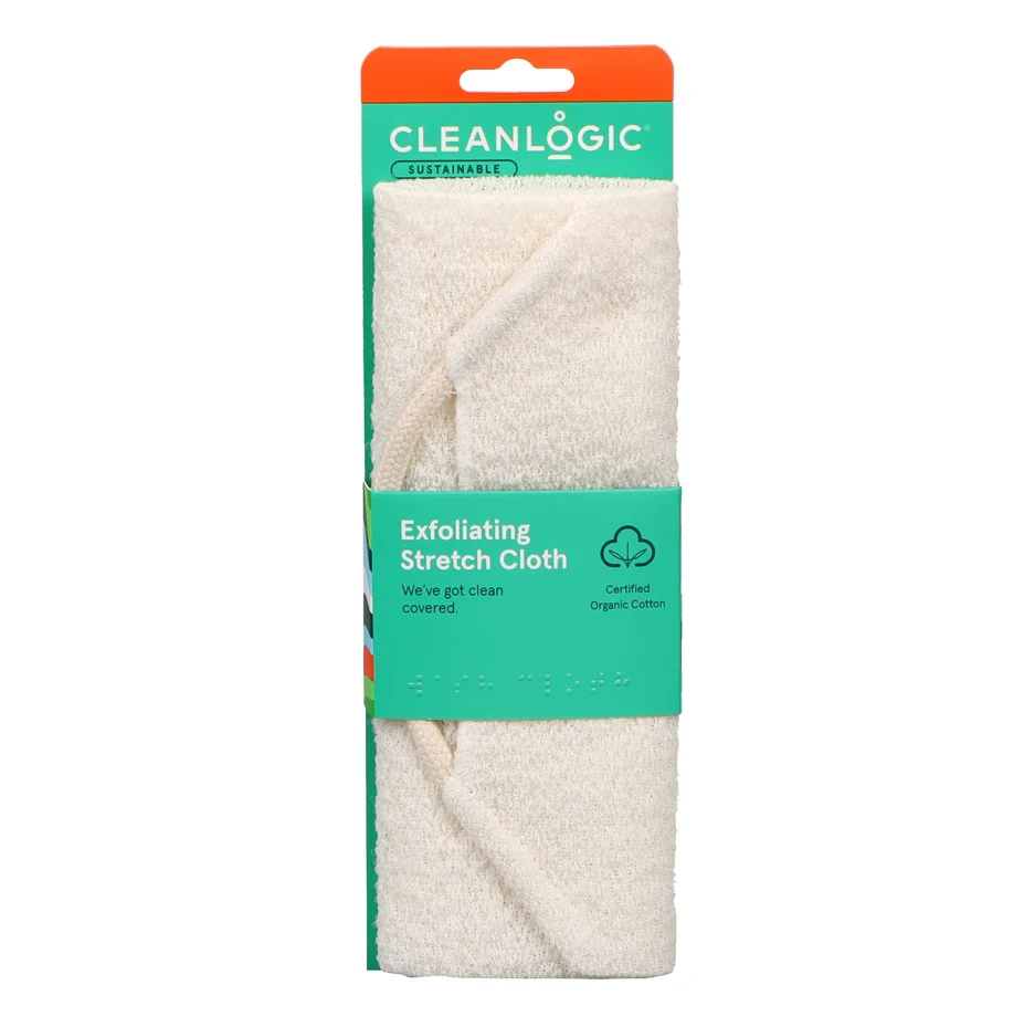 Cleanlogic Sustainable Exfoliating Stretch Cloth - Box of 6