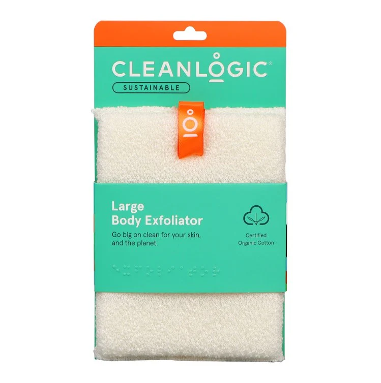 Cleanlogic Sustainable Large Body Exfoliator - Box of 6