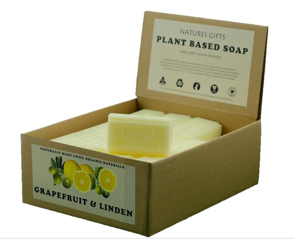 Clover Fields Grapefruit & Linden Bar Soap 100g (box of 36)
