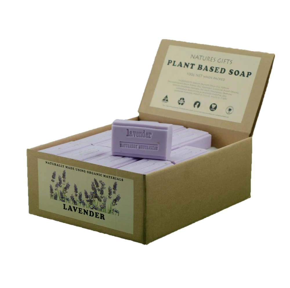 Cloverfields Australian Lavender Bar Soap (box of 36)