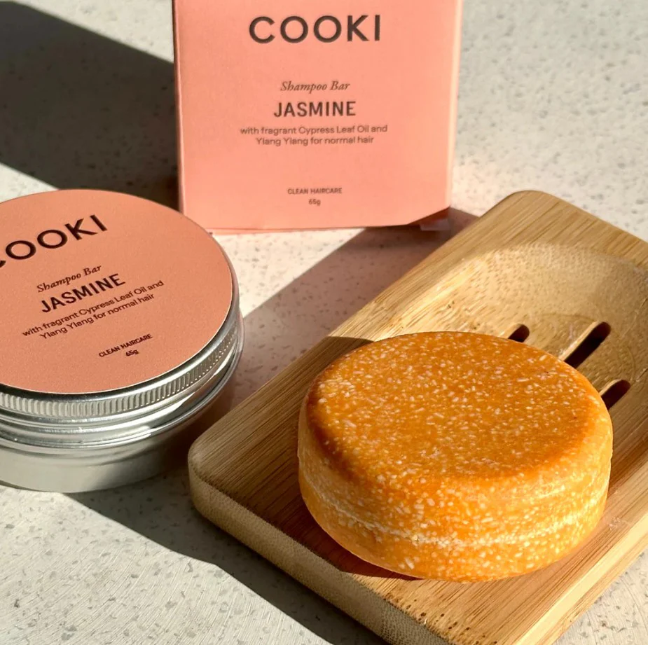Cooki Haircare Jasmine & Cypress Shampoo Bar - Image 3