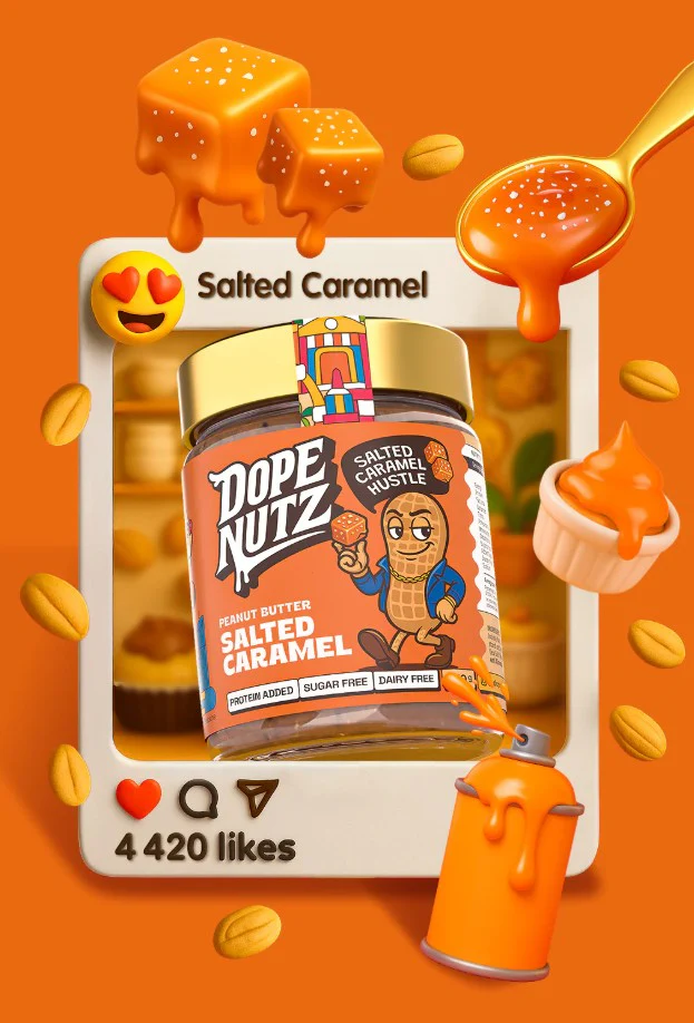 Dope Nutz Peanut Butter Salted Caramel 325g - Image 2