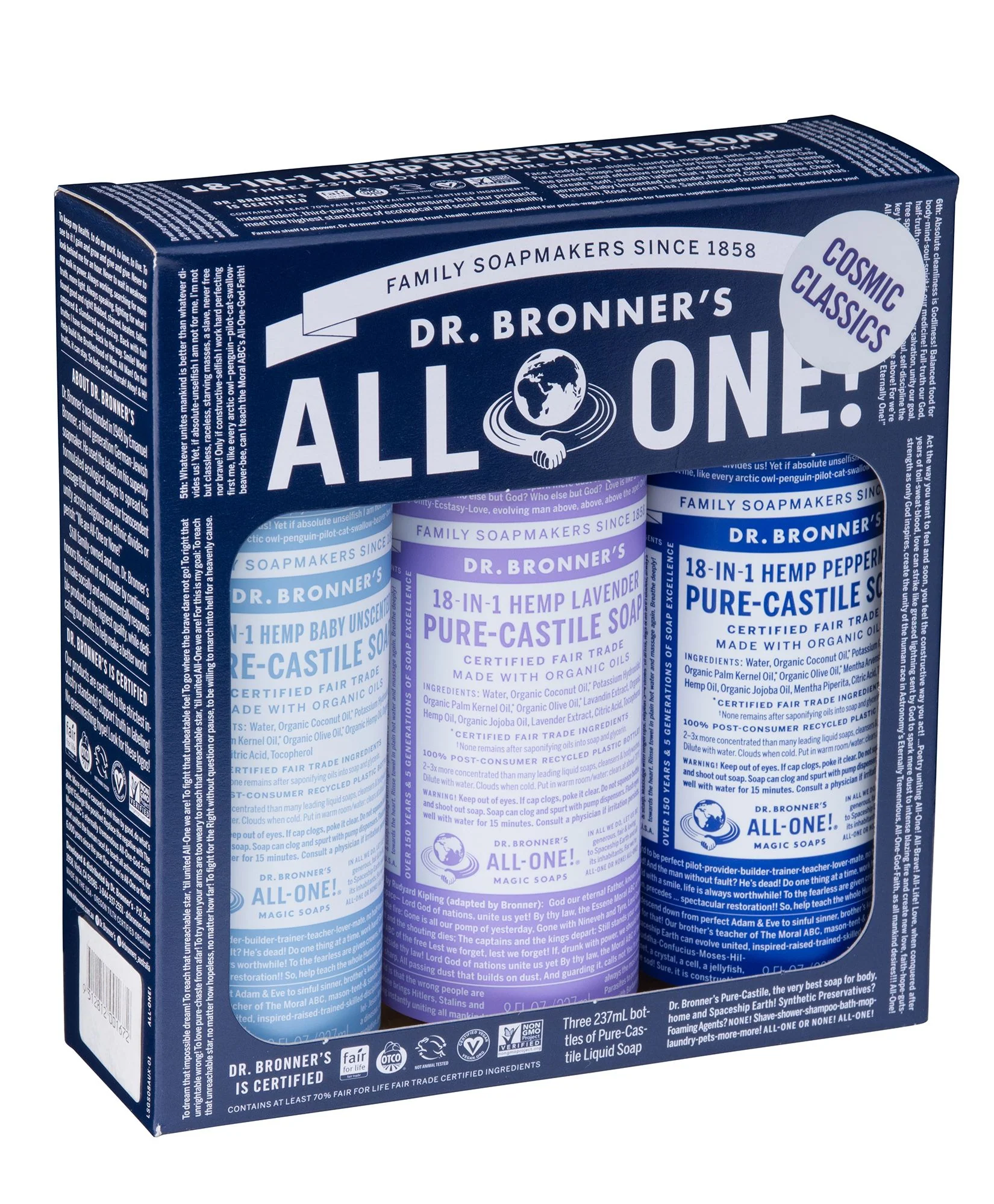 Dr. Bronner's Cosmic Classics Gift Pack - Image 2