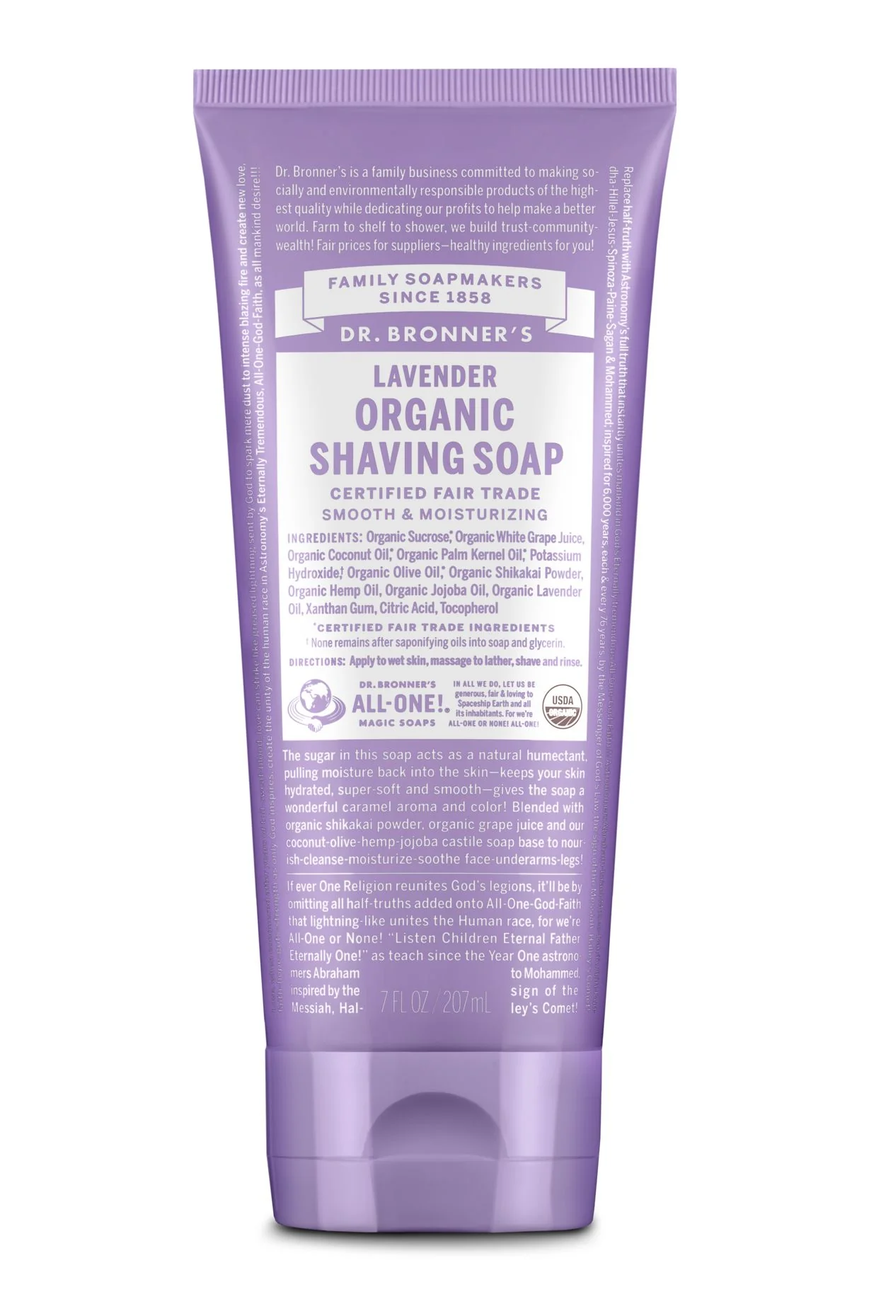 Dr Bronner's Organic Shaving Soap Lavender