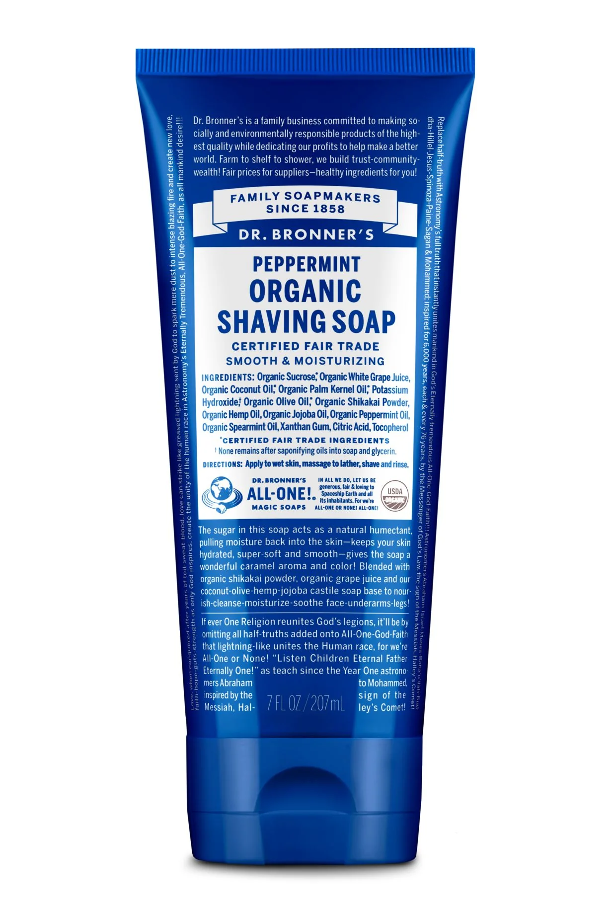 Dr Bronner's Organic Shaving Soap Peppermint