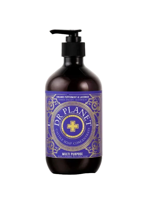 Dr Planet Organic Castile Soap Peppermint & Lavender