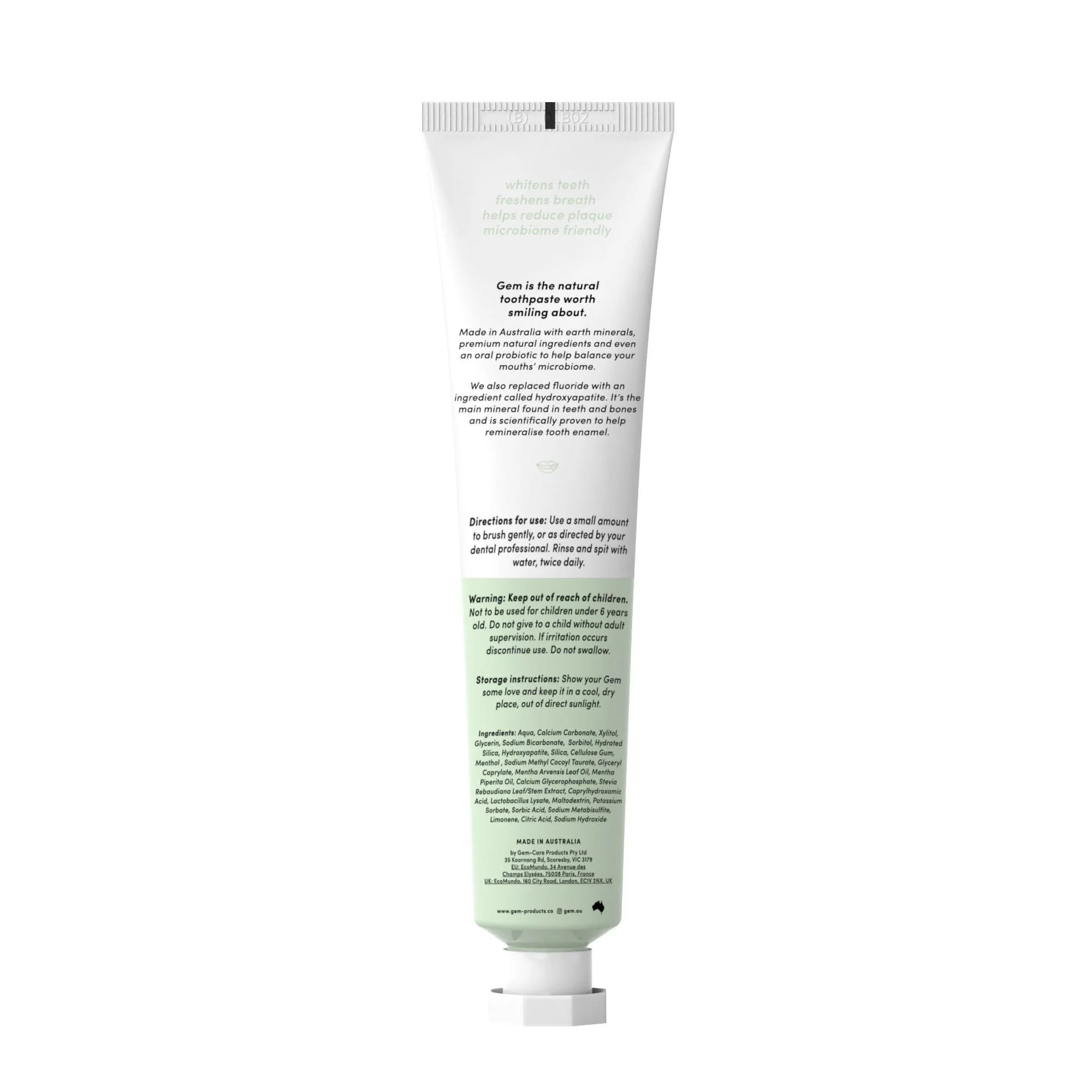 Gem Triple Whitening Toothpaste 100g - Image 4