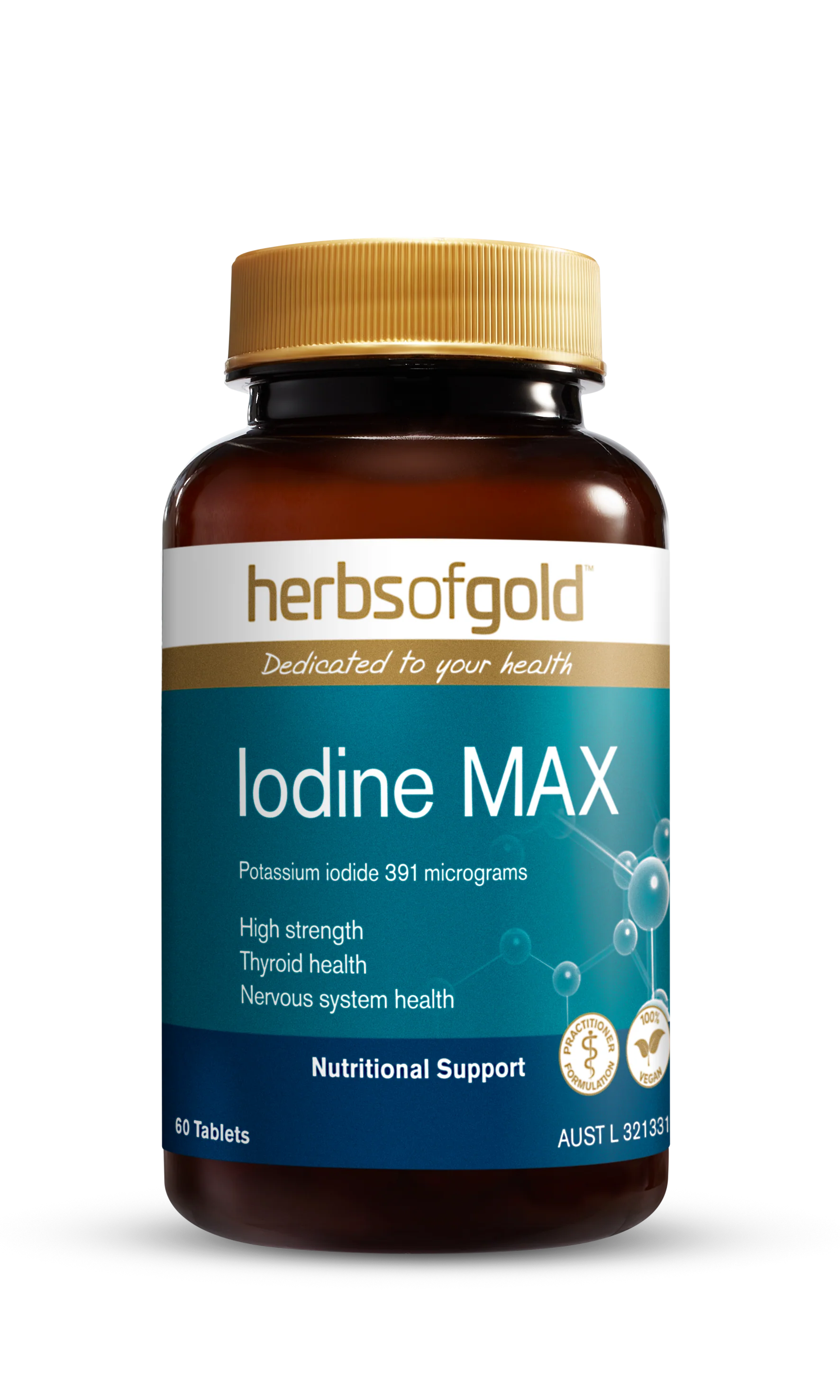 Herbs of Gold Iodine Max 60 tablets