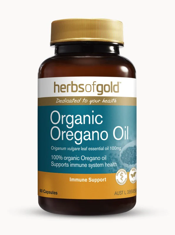 Herbs of Gold Organic Oregano Oil 60 Capsules