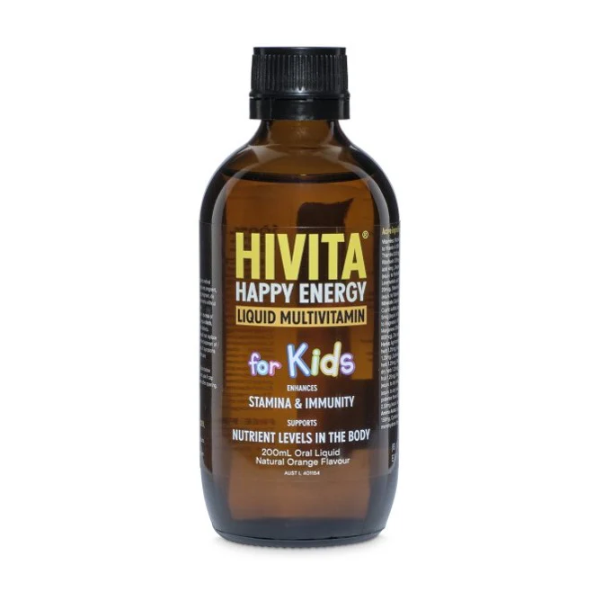 Hivita Happy Energy Liquid Multivitamin for Kids 200ml