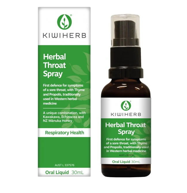 Kiwiherb Herbal Throat Spray 30ml