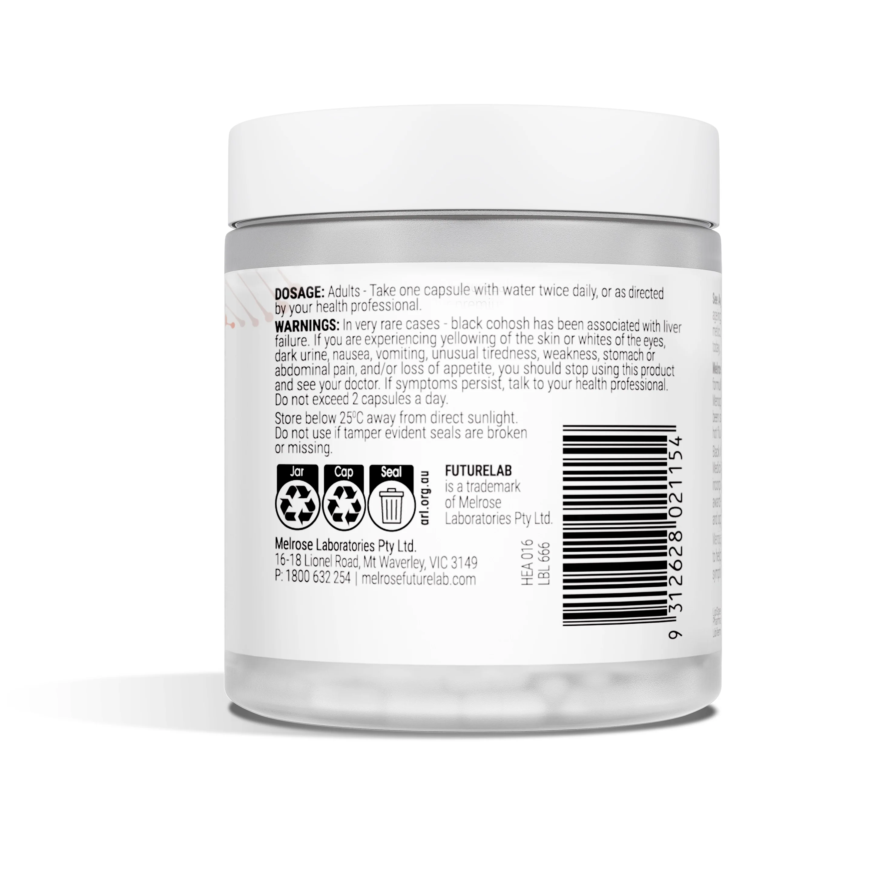 Melrose FutureLab Menopause Ultra Complex 60 Capsules - Image 2