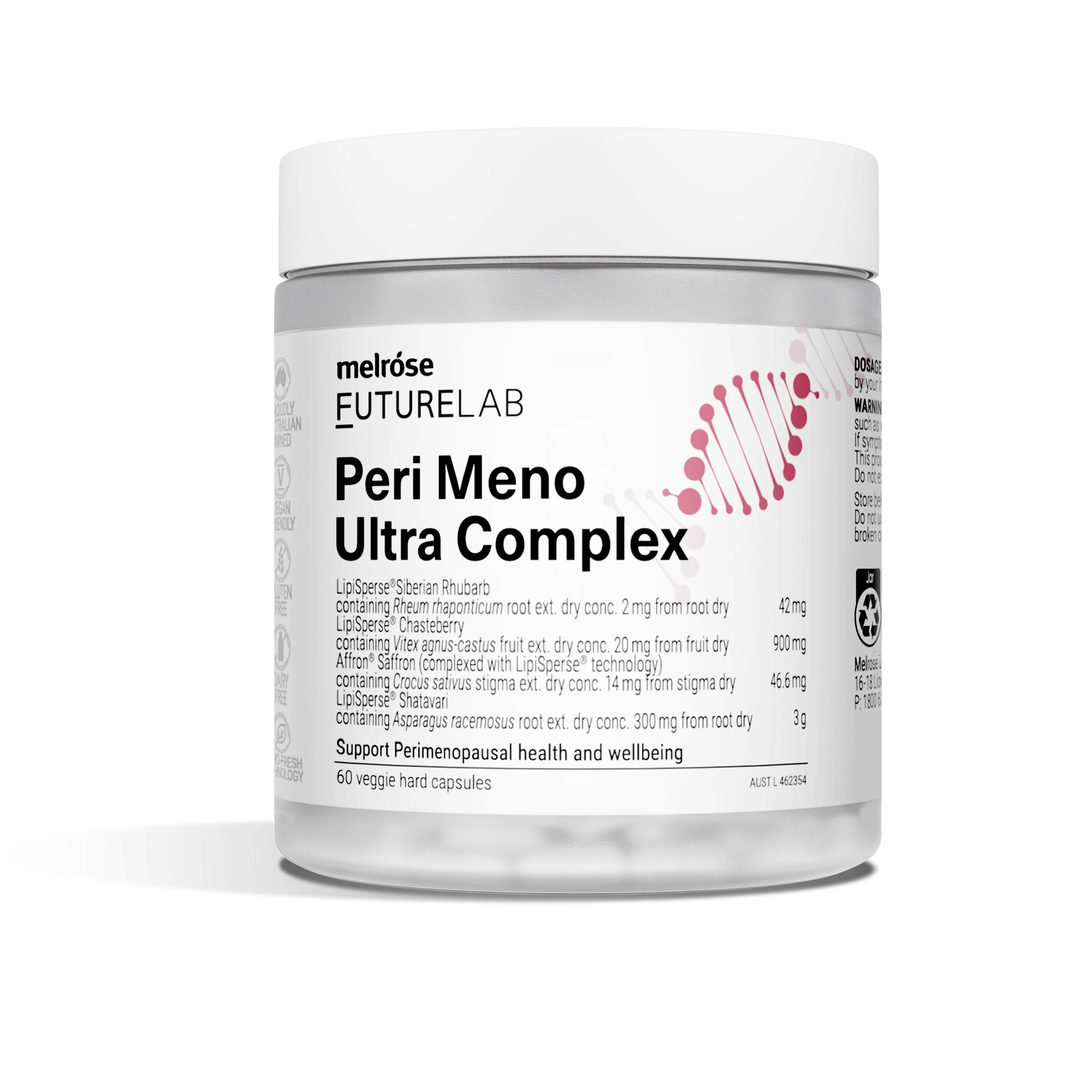 Melrose FutureLab Peri Meno Ultra Complex 60 Capsules