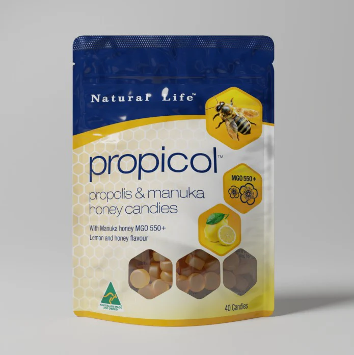 Natural Life Propolis & Manuka honey 40 Candies