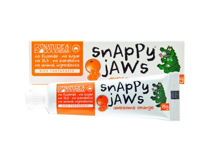 Nature's Goodness Snappy Jaws Toothpaste Orange 75g