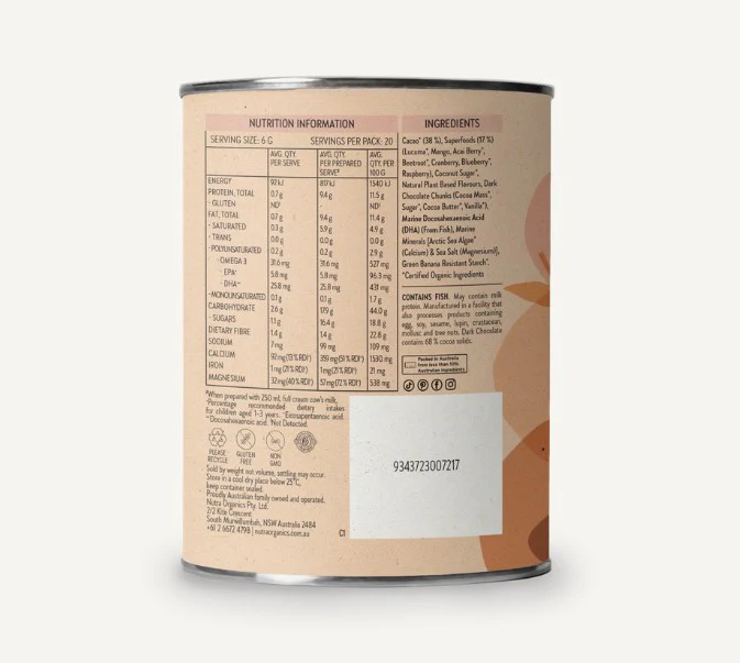 Nutra Organics Choc Whiz - Image 3