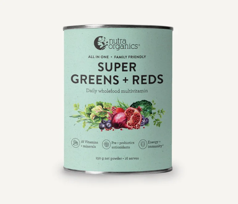 Nutra Organics Super Greens + Reds