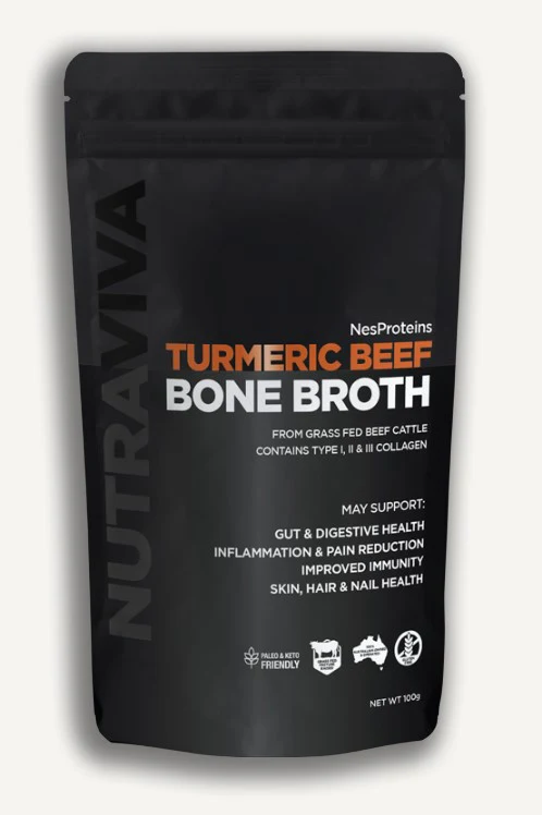 Nutraviva Turmeric Beef Bone Broth 100g