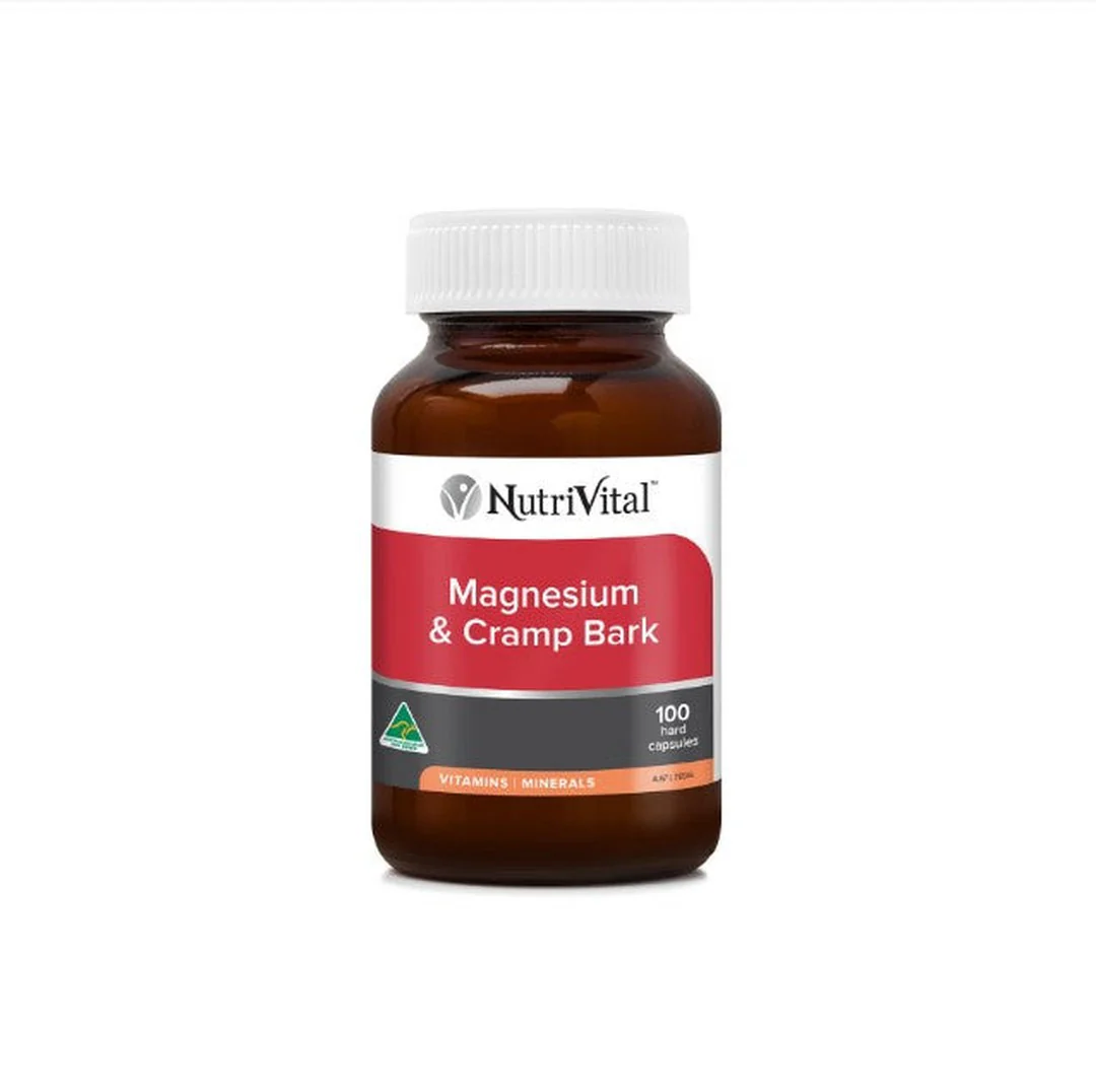 NutriVital Magnesium & Cramp Bark Capsules