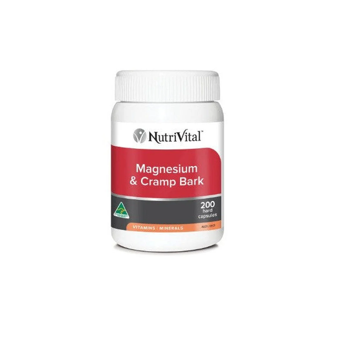 NutriVital Magnesium & Cramp Bark Capsules - Image 2