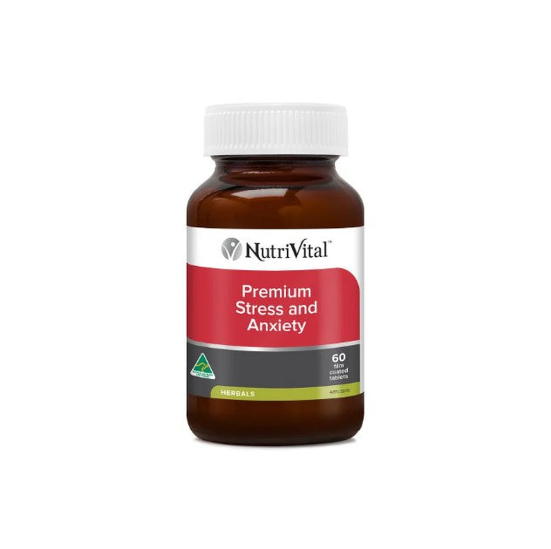 NutriVital Premium Stress & Anxiety Tablets