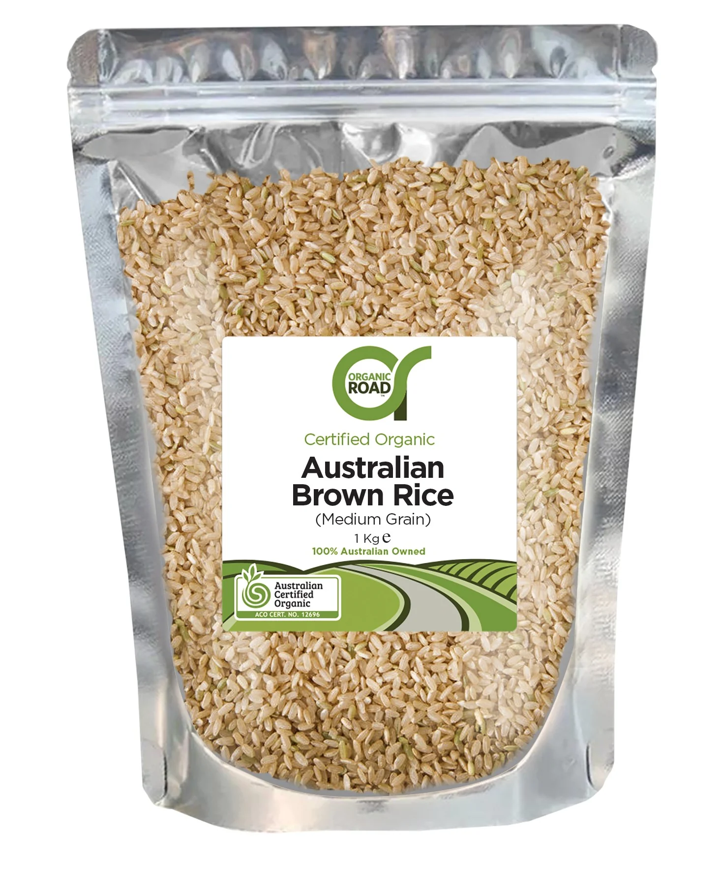 Organic Road Bio Dynamic Australian Medium Brown Rice 1kg