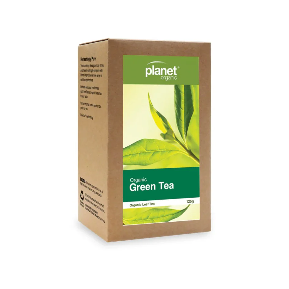 Planet Organic Certified Organic Green Loose Leaf Tea 125g