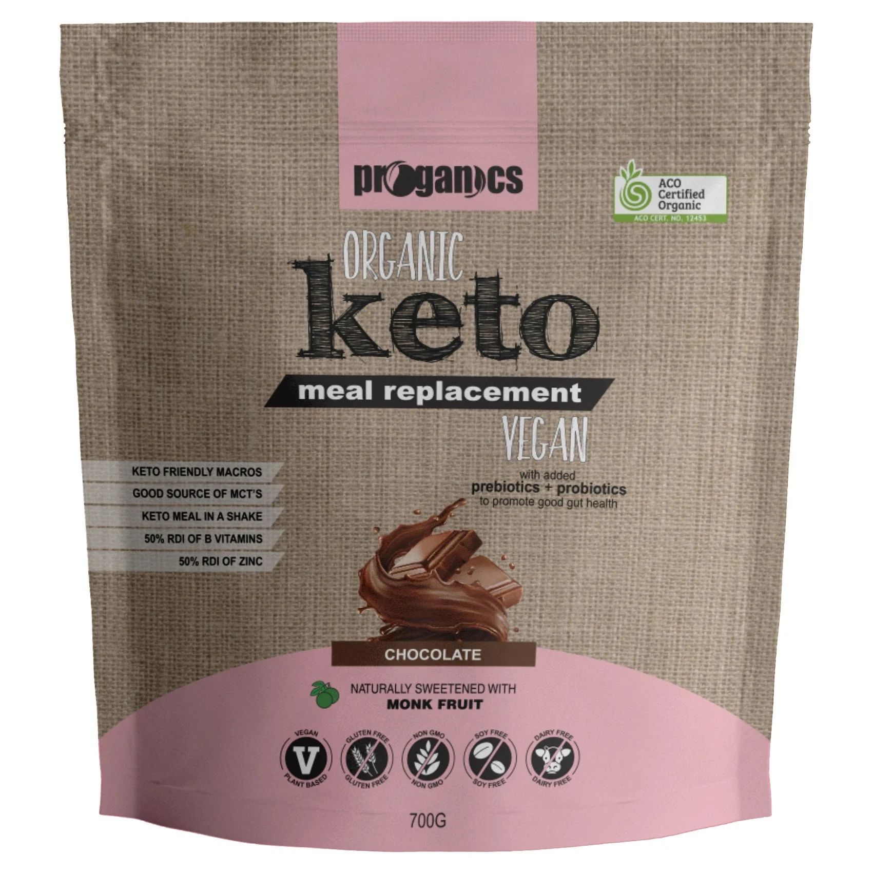 Proganics Organic Keto Meal Replacement - Image 3