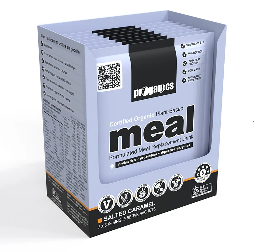 Proganics Plant-Based Meal Replacement 7 x 50g Sachets - Image 4