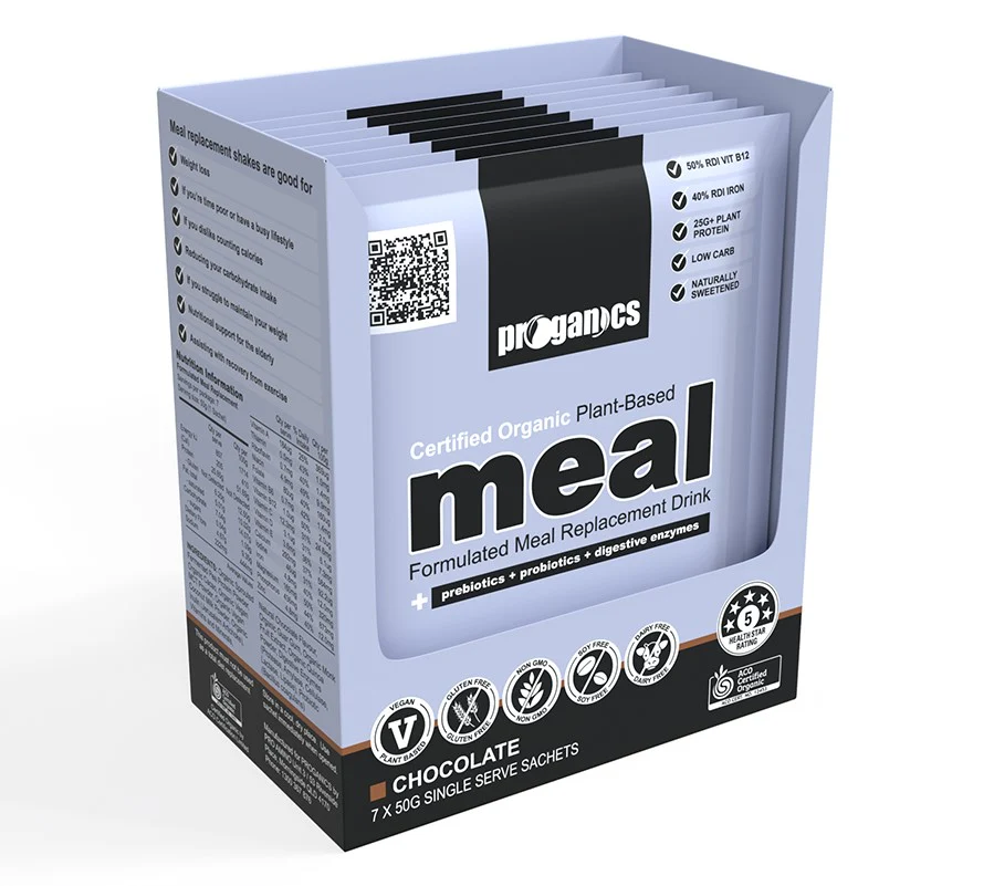 Proganics Plant-Based Meal Replacement 7 x 50g Sachets - Image 5