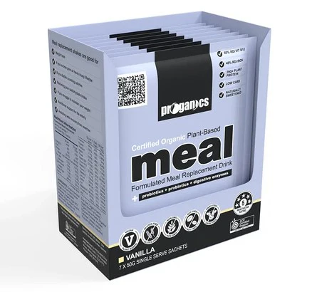Proganics Plant-Based Meal Replacement 7 x 50g Sachets - Image 6