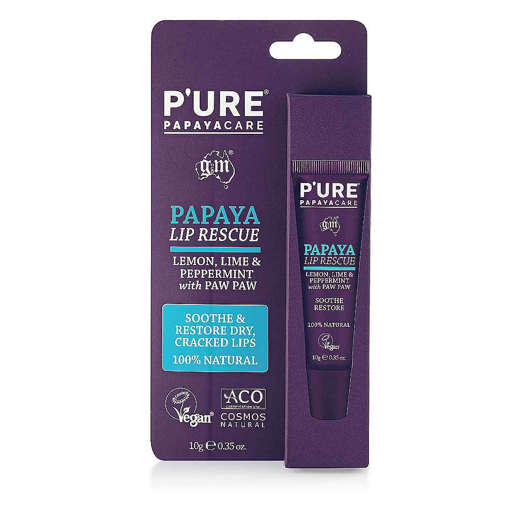 P'URE Papayacare Papaya Lip Rescue 10g - Image 2
