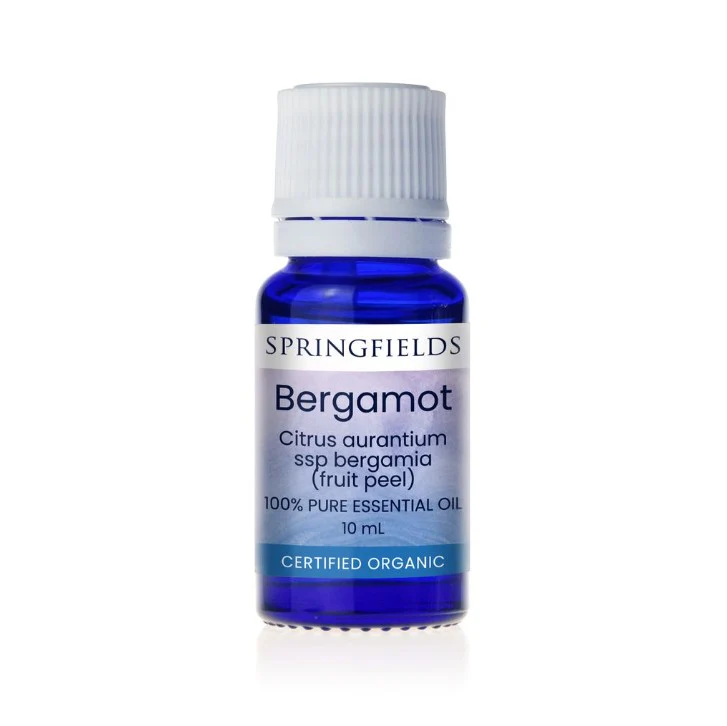 Springfields Certified Organic Essential Oil Bergamot 10ml