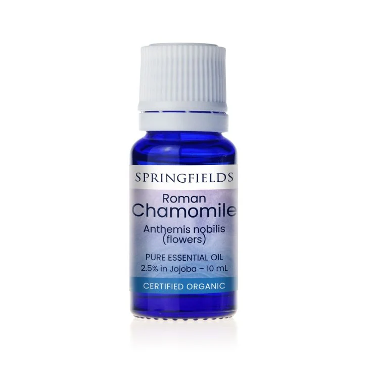 Springfields Certified Organic Essential Oil Roman Chamomile Organic 2.5% 10ml