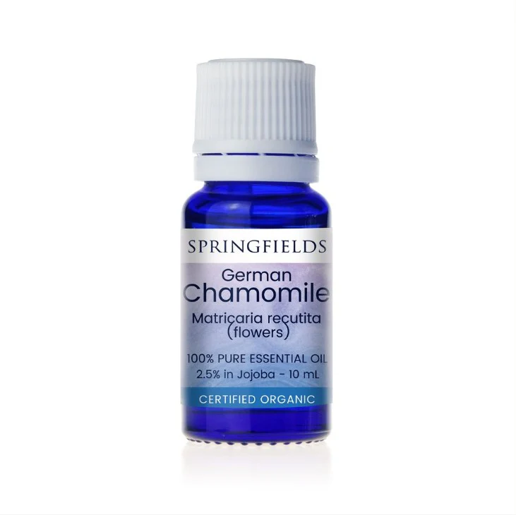 Springfields Certified Organic Essential Oil German Chamomile 10ml
