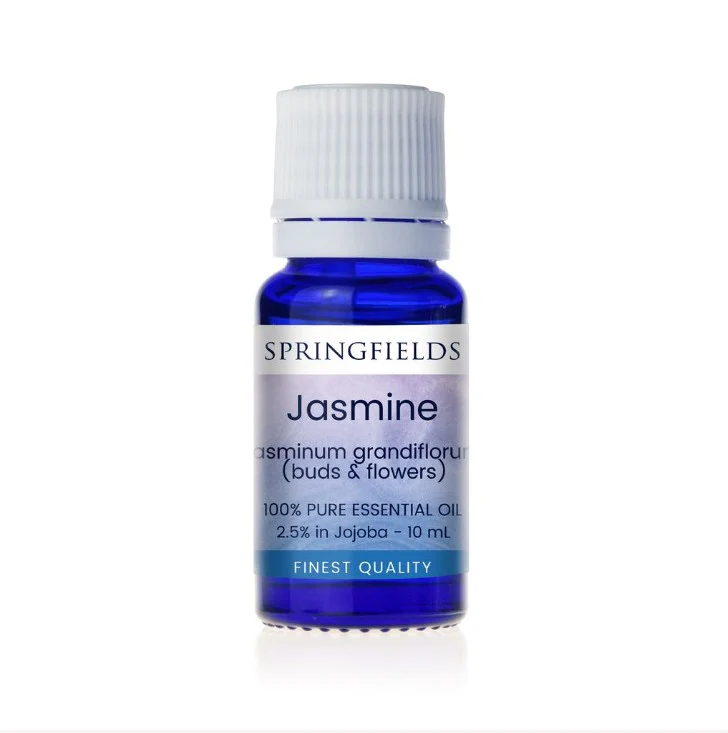 Springfields Essential Oil Jasmine 2.5% in Jojoba 10ml