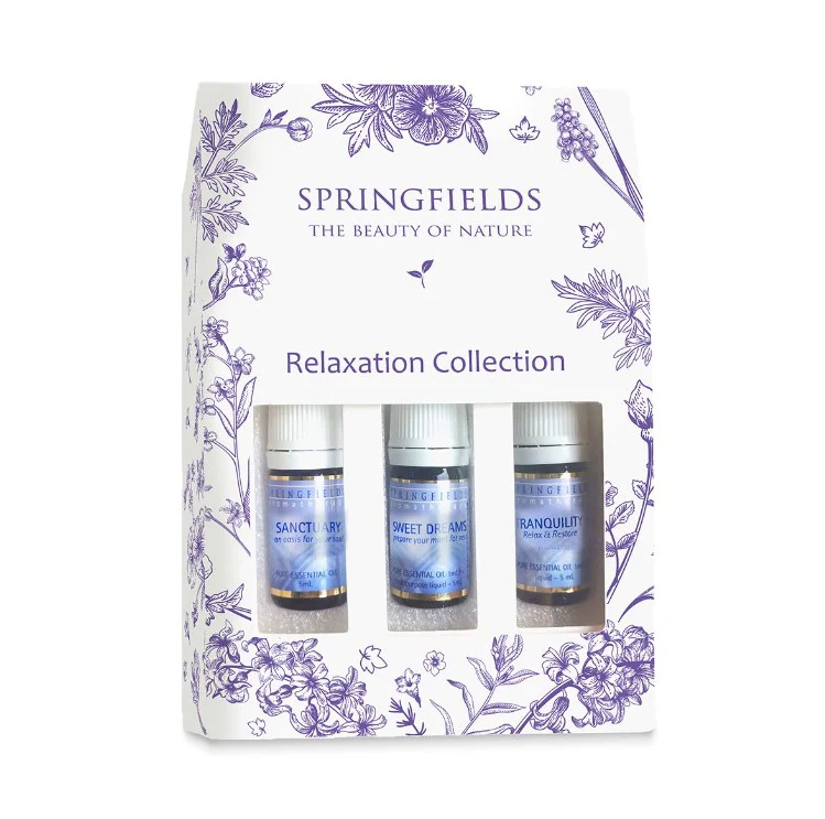 Springfields Essential Oil Relaxation Collection Trio Pack 3 x 5ml