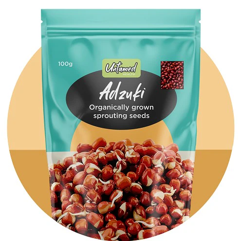 Untamed Adzuki Sprouting Seeds 100g