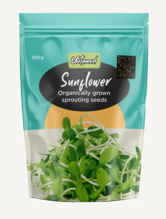 Untamed Health Sunflower Sprouting Seeds 100g
