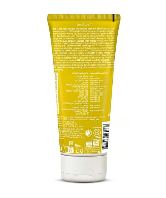 Weleda Energy Shower Gel Ginger 200ml - Image 2
