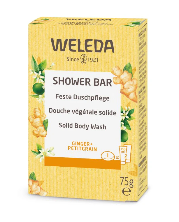 Weleda Shower Bar Ginger & Petitgrain 75g